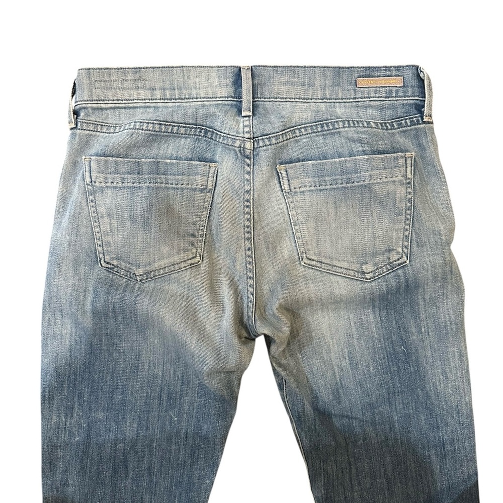 Citizens Of Humanity Light Wash Cropped Straight Leg Jeans - Picture 2 of 5